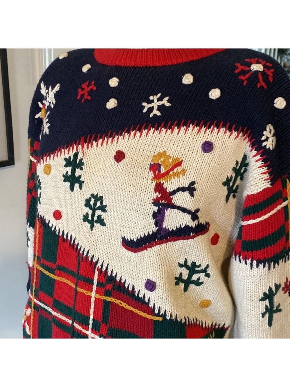 D.B.L vintage Christmas sweater sb - Picture 4 of 12
